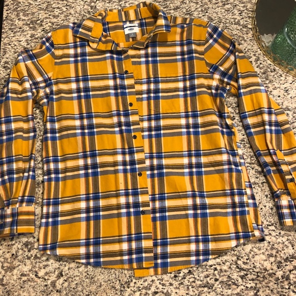 Old navy yellow flannel Clearance